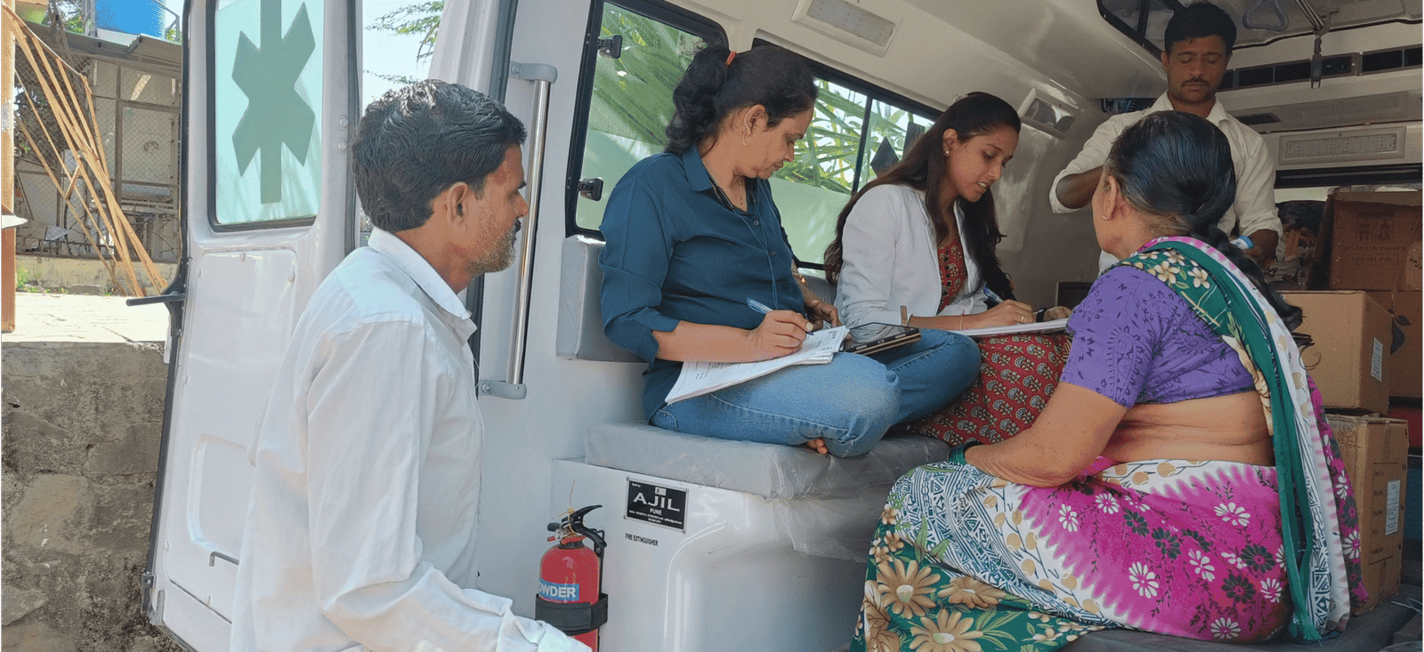Ambulance in Rural Area