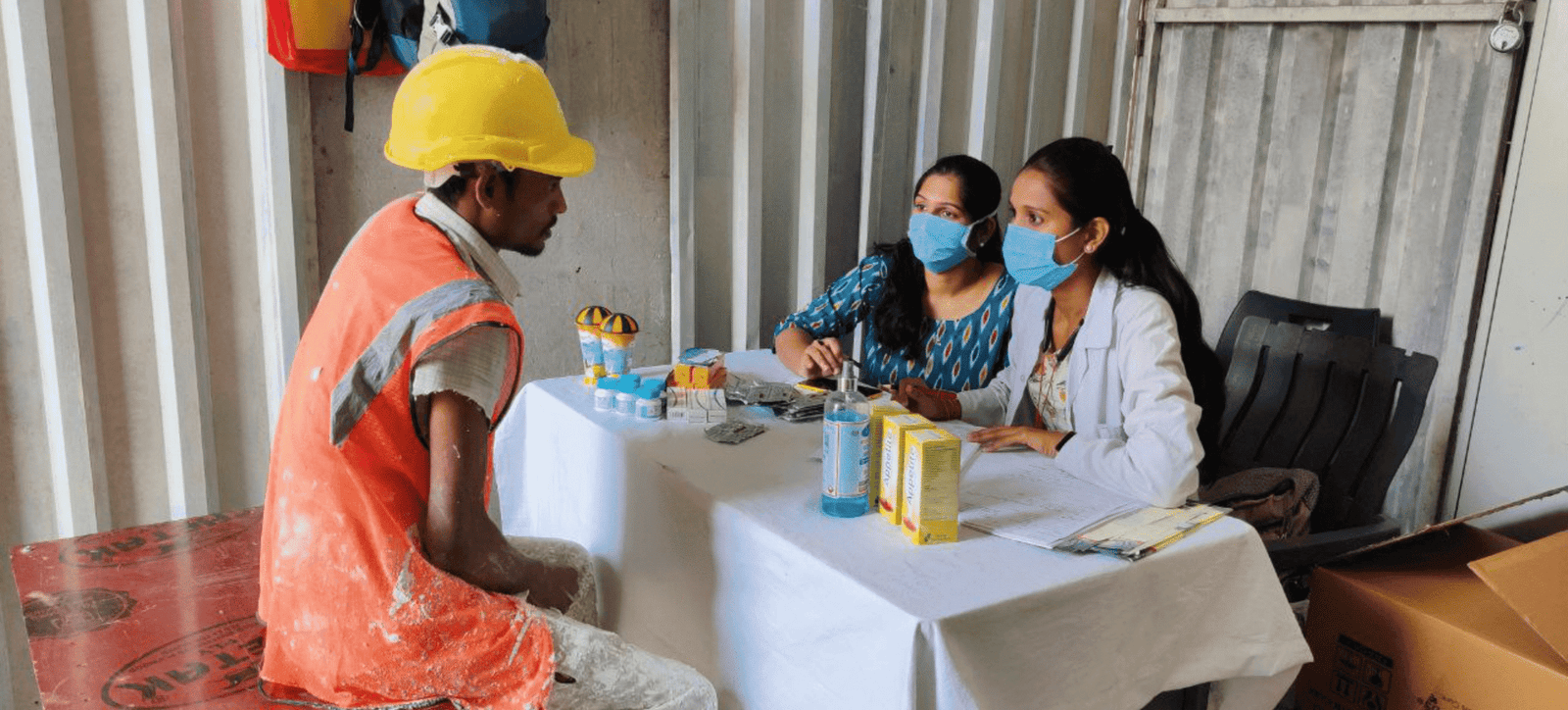 Medical Camp for Construction Workers